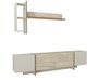 Hanah Home Veyron - Mueble de TV Travertino y Arenisca